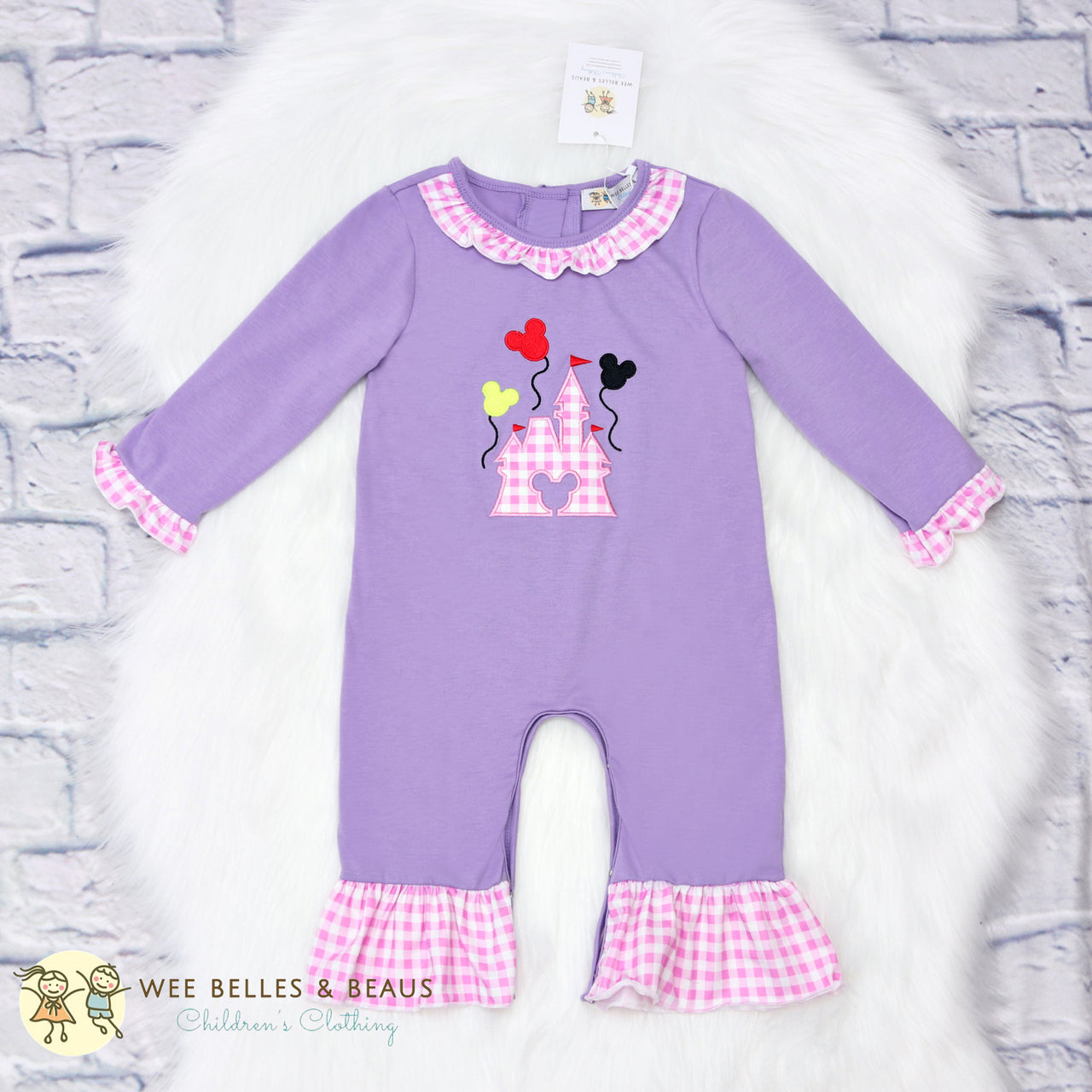 Balloons & Castle Girl Romper