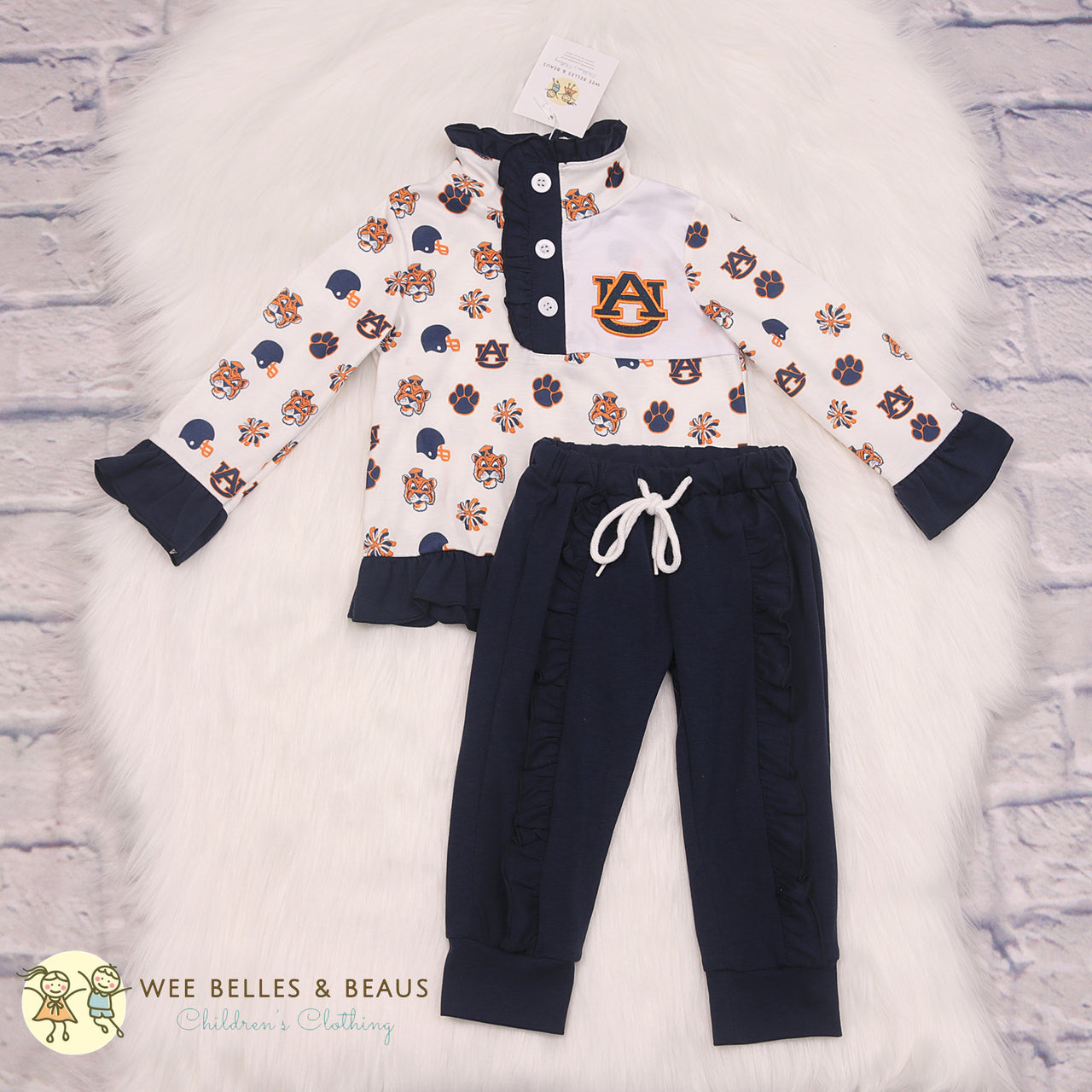 Collegiate Tiger Girl Jogger Set