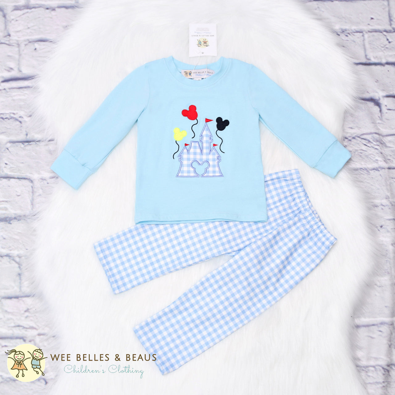 Balloons & Castle Boy Pant Set