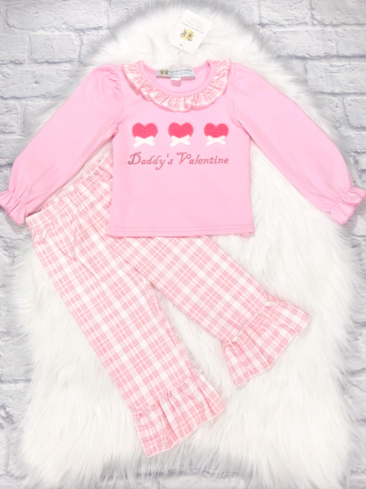 Daddy's Valentine Pant Set