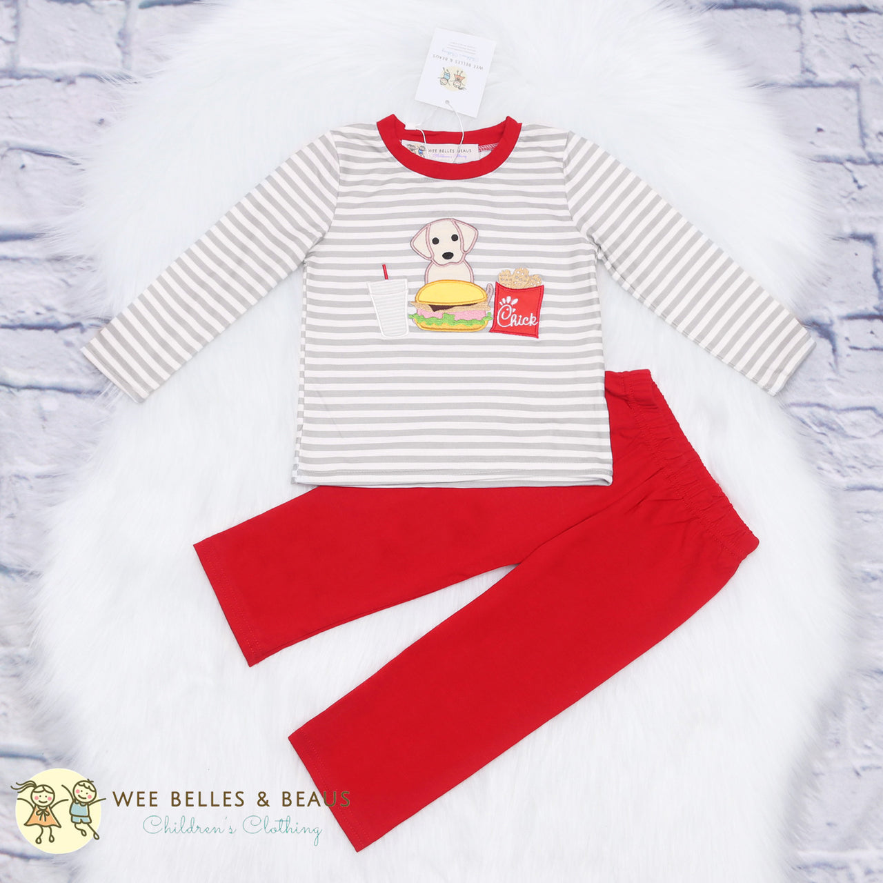 Chic Fil A & Pup Pant Set