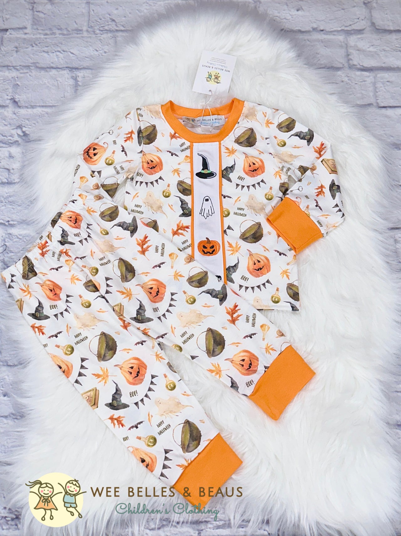 HALLOWEEN PRINT BOY PJ SET