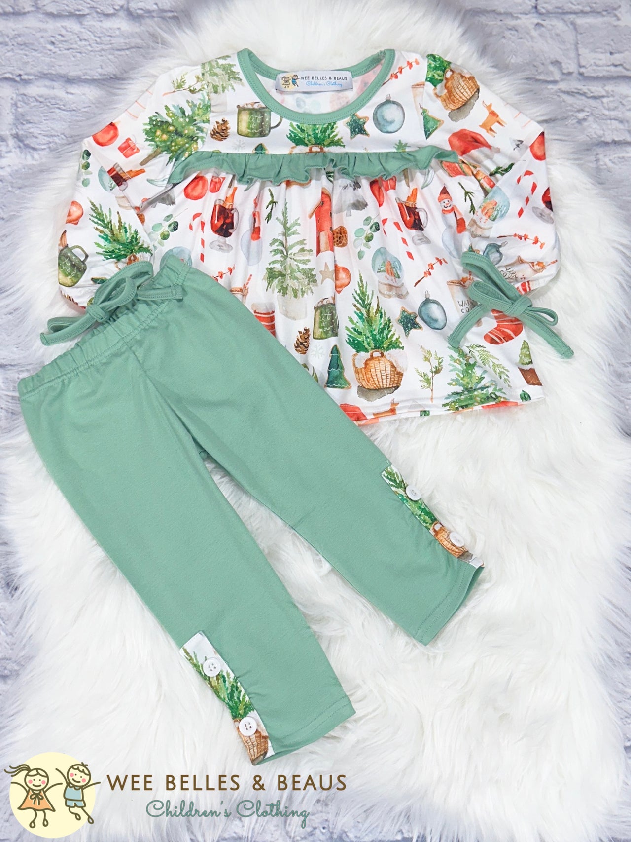 VINTAGE CHRISTMAS PANT SET GPS