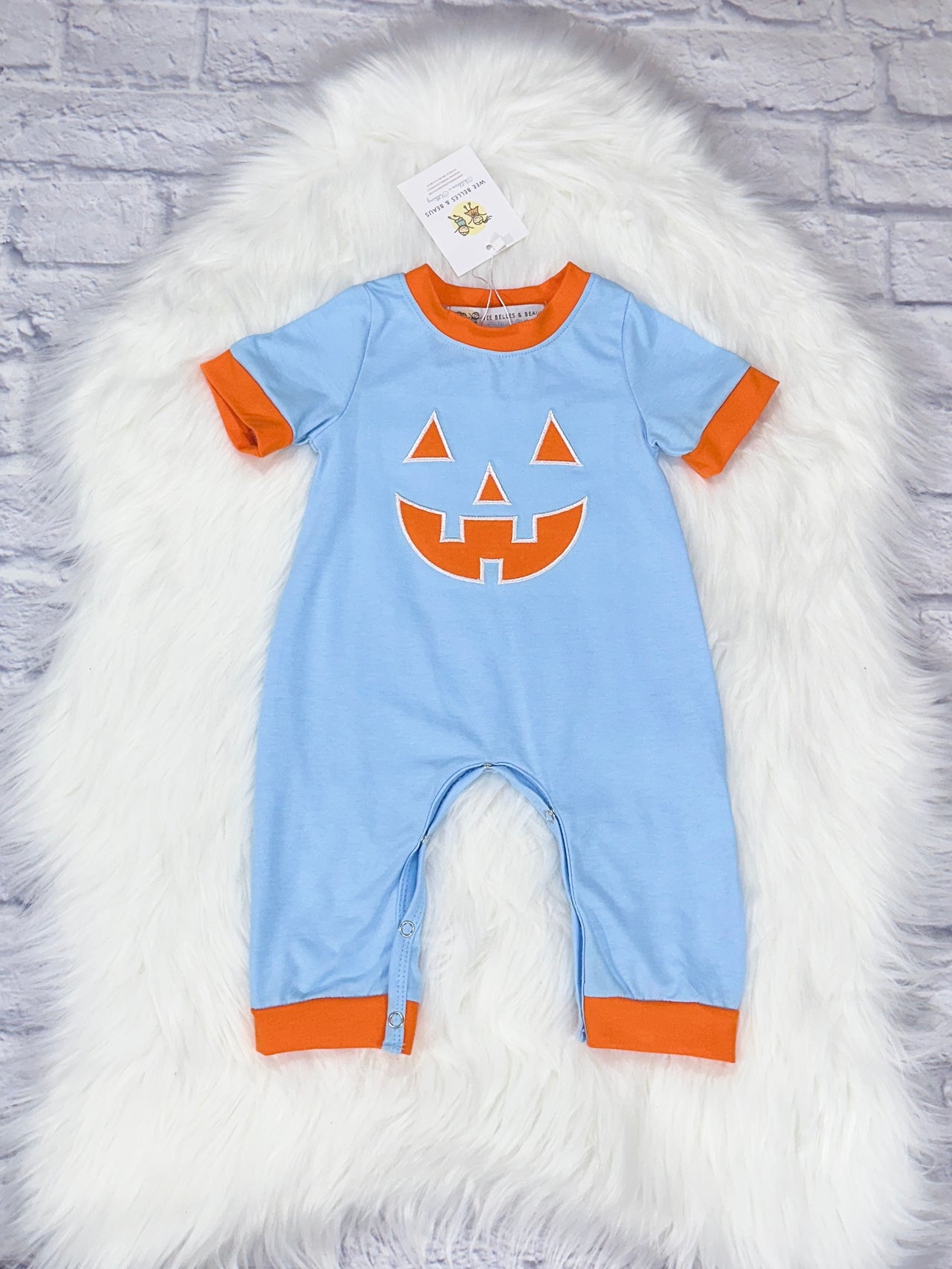 JACK O LANTERN BOY ROMPER