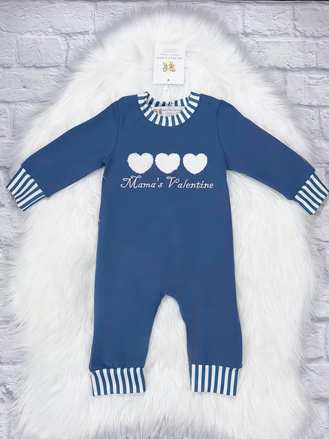 "Mama's Valentine" Boy Romper