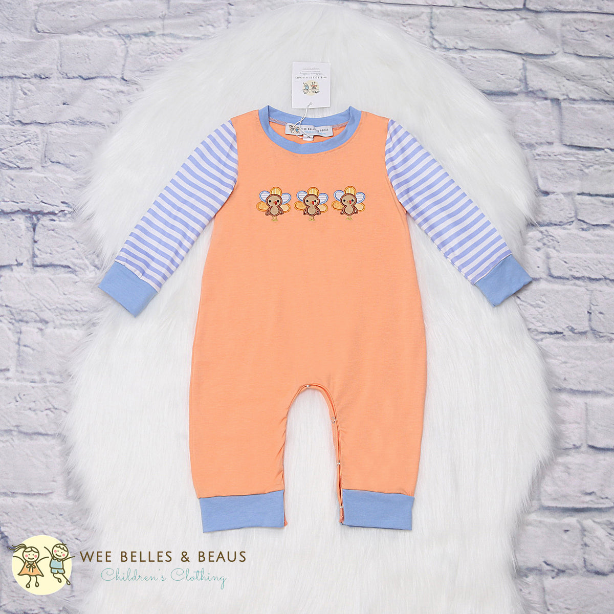 GOBBLE GOBBLE BOY ROMPER