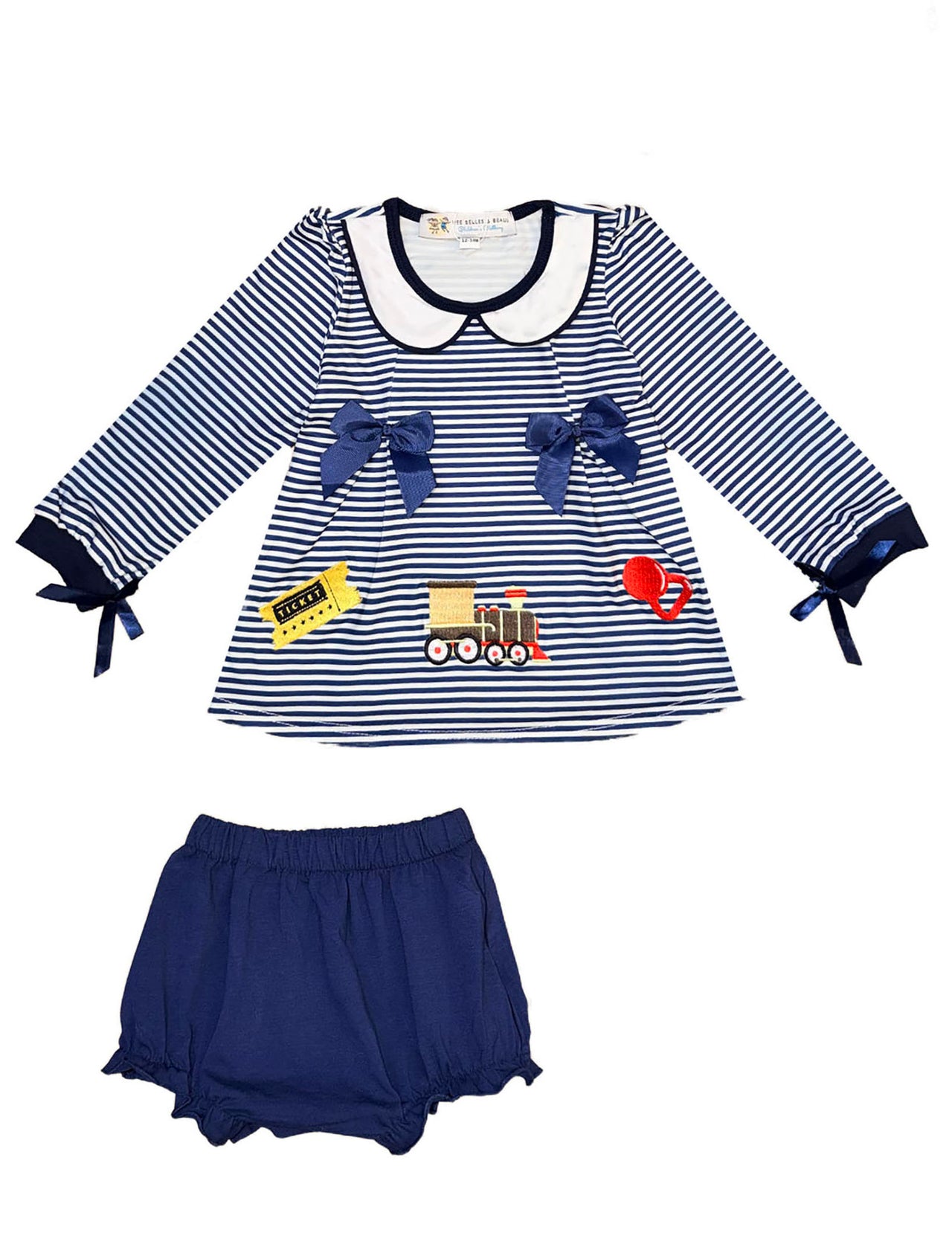 Train Express Girl Diaper Set