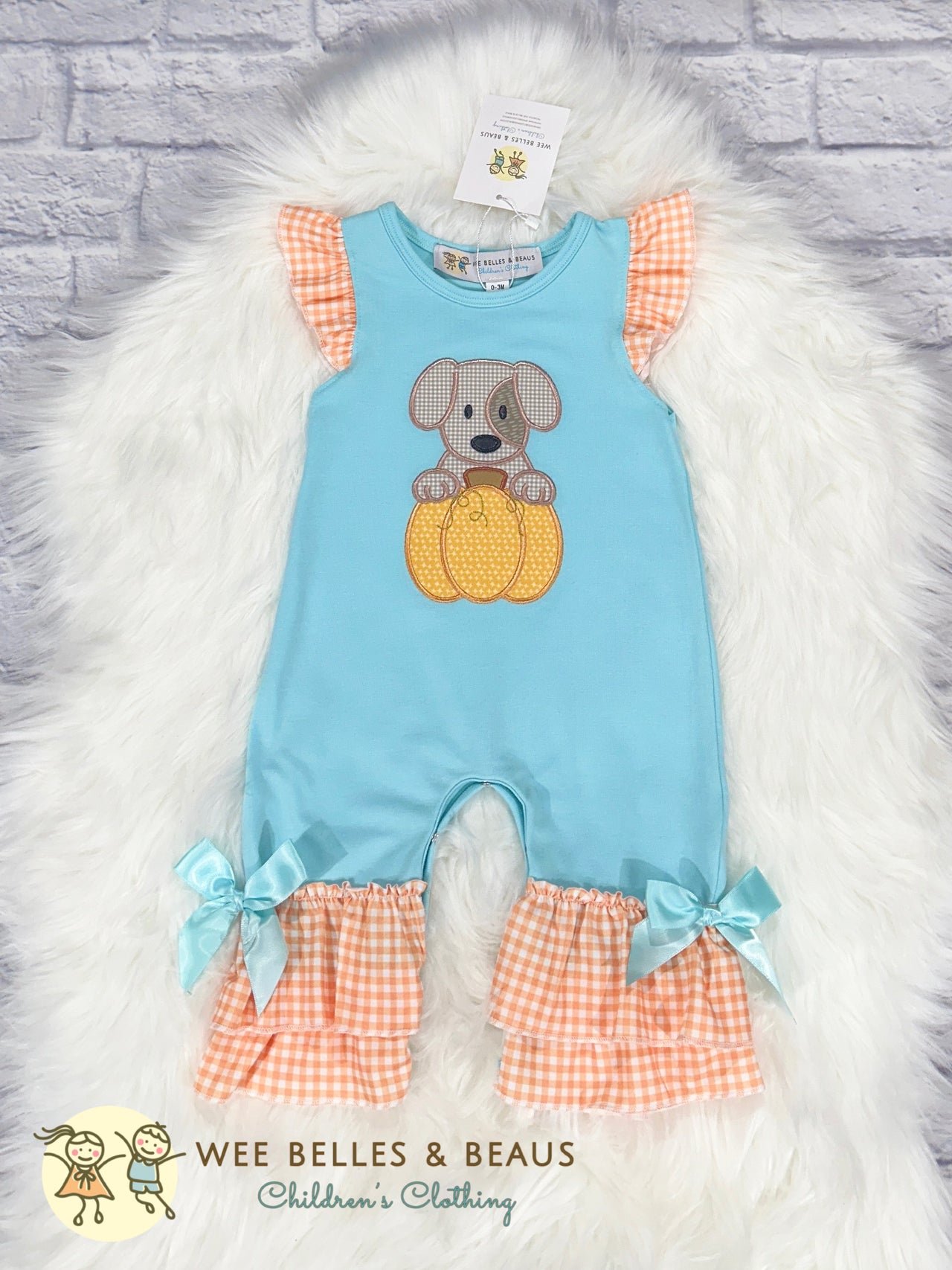 PUPPYDOG & PUMPKIN APPLIQUE GR